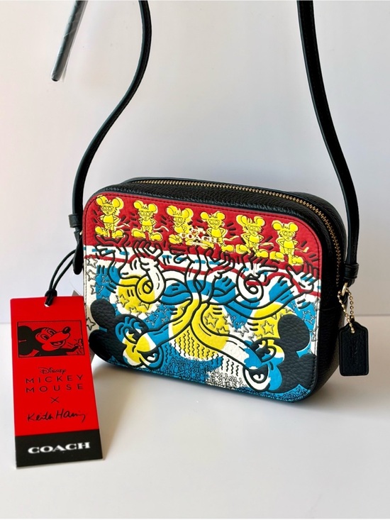 Coach Handbags - Coach Disney Mickey Mouse X
Keith Haring Mini Camera
Crossbody Bag NWT